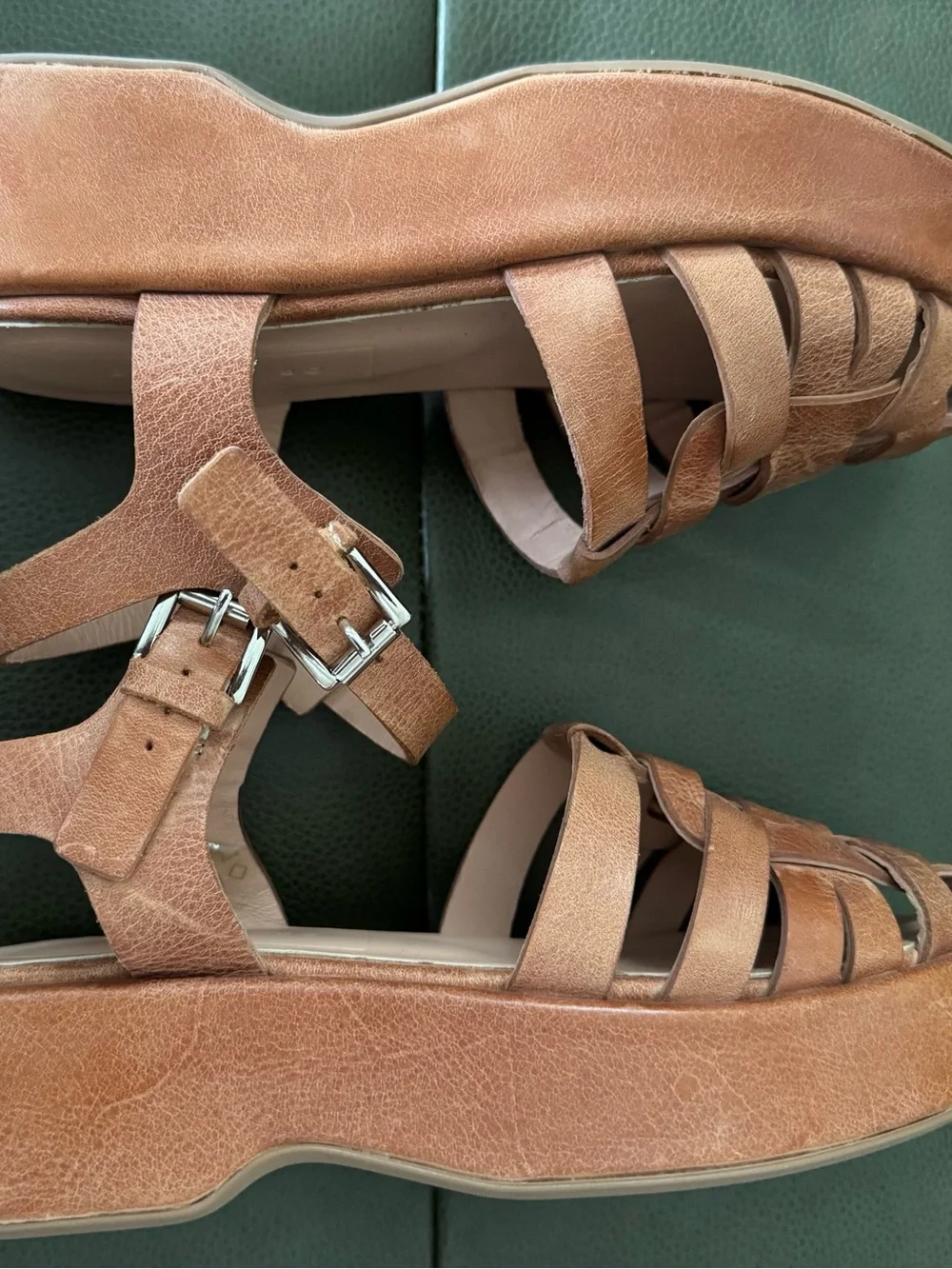Either/ Or platform fisherman sandals-brand new!